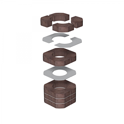 anneaux de transmission de chaleur pour blocs accumulation romotop