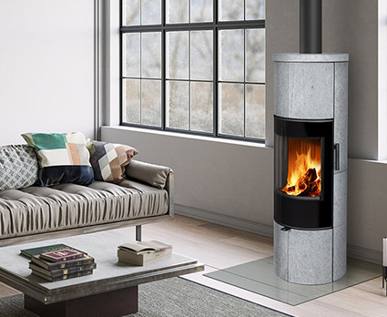 Poêle à bois à accumulation