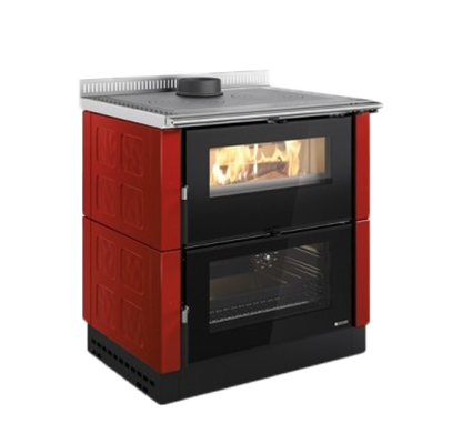 Cuisinière à bois grandes bûches de 50 cm