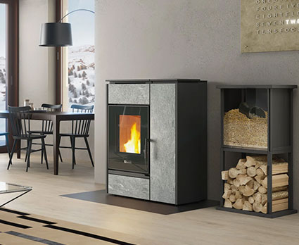 Poêle mixte, hybride