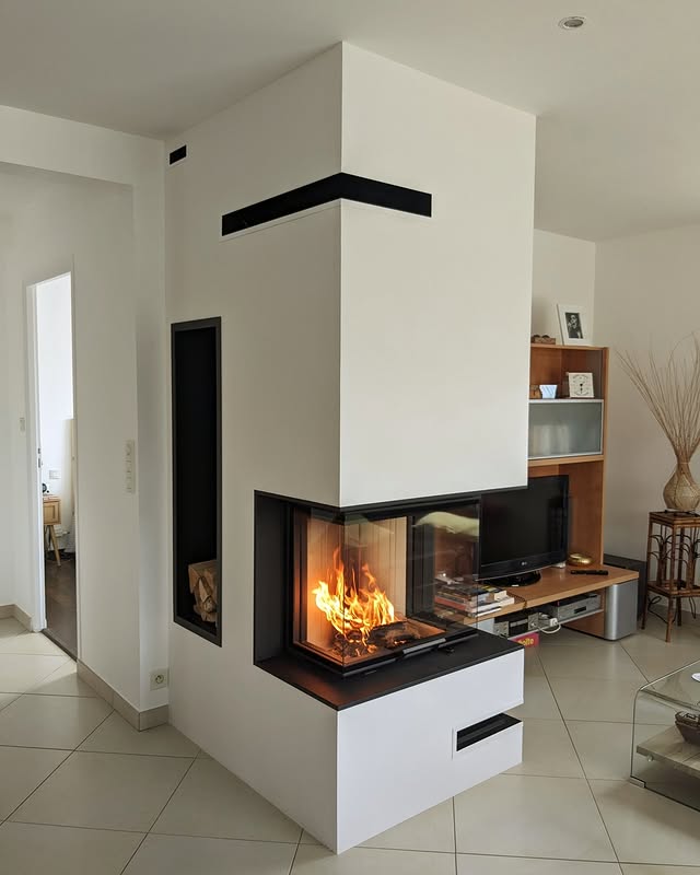 Le foyer IMPRESSION 2G L  67.61.34.21 : design et chaleur au rendez-vous