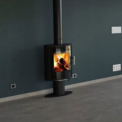 Installation d'un poêle à bois Laredo T