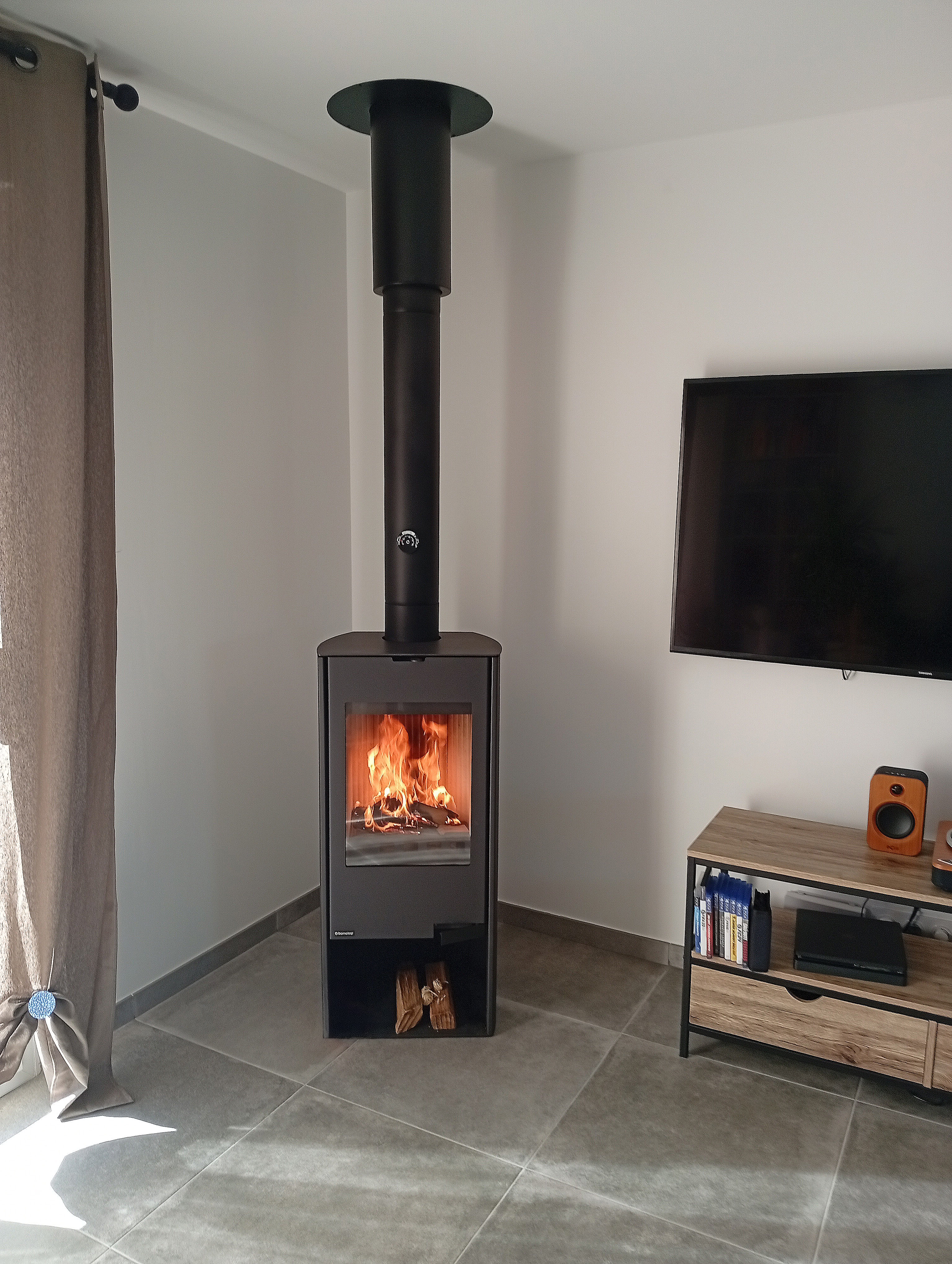 Installation d'un poêle à bois Tala N 06