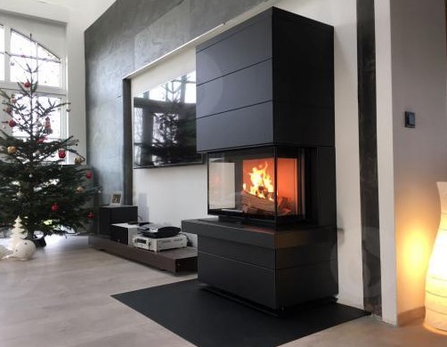 Présentation du Poêle cheminée à bois ROMOTOP CARA