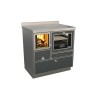 Cuisinières à bois RVE 80 avec four Variant Finition : Variant Anthracit