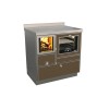 Cuisinières à bois RVE 80 avec four Variant Finition : Variant Bronze Métalisé