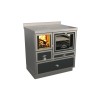 Cuisinières à bois RVE 80 avec four Epoka Finition : Epoka P44