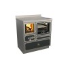 Cuisinières à bois RVE 80 avec four Epoka Finition : Epoka P46