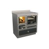Cuisinières à bois RVE 80 avec four Epoka Finition : Epoka P56