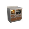 Cuisinières à bois RVE 80 avec four Epoka Finition : Epoka P59
