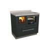 Cuisinières à bois RVI 90 avec four Finition : Standard Noir