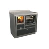 Cuisinières à bois RVI 90  Variant avec four Finition : Variant Noir