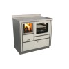 Cuisinières à bois RVI 90  Variant avec four Finition : Variant Sable