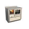 Cuisinières à bois RVI 90  Variant avec four Finition : Variant Créme