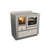 Cuisinières à bois RVI 90  Variant avec four Finition : Variant Perle Métalisé