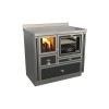 Cuisinières à bois RVI 90  Epoka avec four Finition : Epoka P44