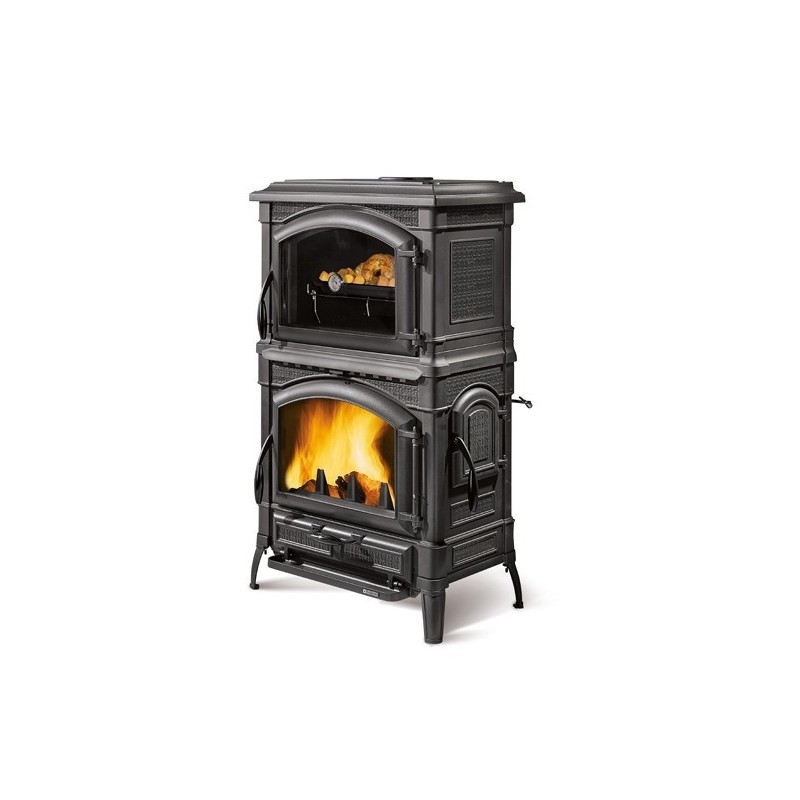Poêle à bois ISOTTA FORNO.16 - Finition : Fonte Emaillée