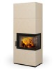 Poêle cheminée à bois SOLID R Finition : Céramique 16 couleurs