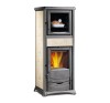 Poêle à bois THERMOROSELLA PLUS FORNO DSA 4.0 Finition : Acier Porcelainé Cuivre