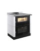 Cuisinière à bois VERONA XXL Finition : Céramique Blanc Infinity