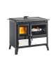 Cuisinière à bois MILLY Finition : Céramique Elégance Blanc Infinity