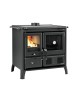 Cuisinière à bois GARDENIA 5.0 Finition : Acier Noir Anthracite