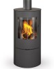 Poêle à bois EVORA Finition : Acier