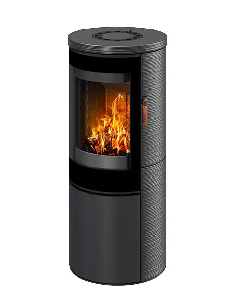 Poêle à bois moderne VULSINI SE BLACK EDITION