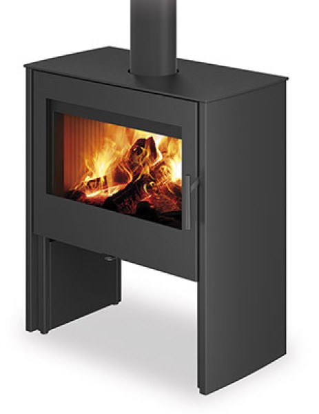 Poêle à bois RIANO grandes bûches de 50 cm