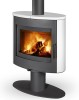 Poêle à bois NAVIA T pivotant vitre non sérigraphiée Finition : Céramique 16 couleurs