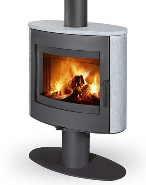 Poêle à bois NAVIA T pivotant vitre non sérigraphiée