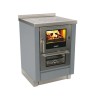 Cuisinières à bois Série MZ 60 Finition : Standard Argent Métalisé