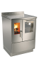 Cuisinière à bois ZVI 60 Finition : Inox