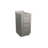 Cuisinière à bois  RE 40 sans four Finition : Inox