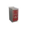Cuisinière à bois  RE 40  Variant sans four Finition : Variant Rouge