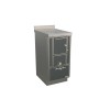 Cuisinière à bois  RE 40  Variant sans four Finition : Variant Anthracit