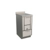 Cuisinière à bois  RE 40  Variant sans four Finition : Variant Perle Métalisé