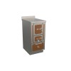 Cuisinière à bois  RE 40  Epoka sans four Finition : Epoka P59