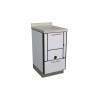 Cuisinières à bois RE 45 sans four Finition : Standard Blanc