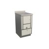 Cuisinières à bois RE 45 Variant sans four Finition : Variant Créme