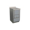 Cuisinières à bois RE 45 Variant sans four Finition : Variant Argent Métalisé