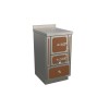 Cuisinières à bois RE 45 Epoka sans four Finition : Epoka P59