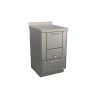 Cuisinières à bois RE 50 sans four Finition : Inox