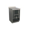 Cuisinières à bois RE 50  Variant sans four Finition : Variant Noir