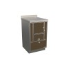 Cuisinières à bois RE 50  Variant sans four Finition : Variant Bronze Métalisé