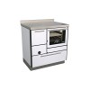 Cuisinières à bois RE 80 avec four Finition : Standard Blanc