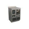 Cuisinières à bois RE 60  Epoka avec four Finition : Epoka P44