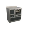 Cuisinières à bois RE 80 Epoka avec four Finition : Epoka P14