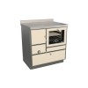Cuisinières à bois RE 80 Variant avec four Finition : Variant Créme