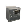 Cuisinières à bois RE 80 Variant avec four Finition : Variant Anthracit